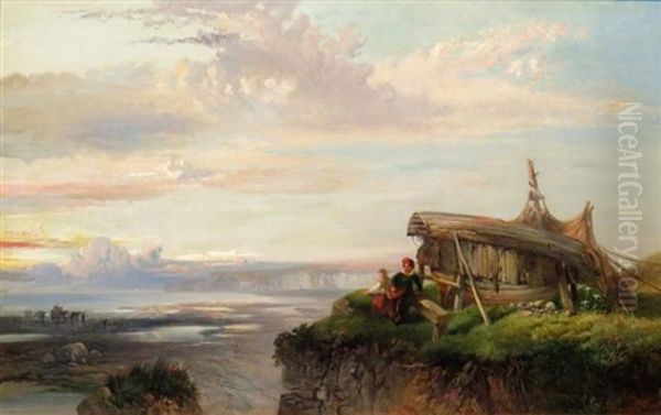 A Rest By The Overlook by James Baker Pyne