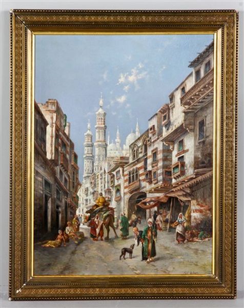 Street Of Cairo by Max Friedrich Rabes