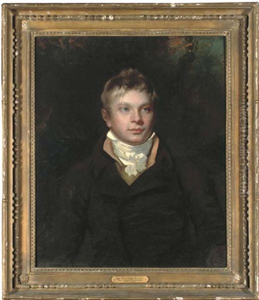 Portrait Of A Boy, Traditionally Identified As Sir Walter Scott, Half-length, In A Brown Coat And White Cravat by Sir Henry Raeburn