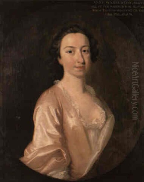 Portrait Of Anne Warburton by Allan Ramsay