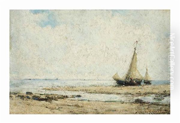 Low Tide, Fishing Boats by Milne Ramsey