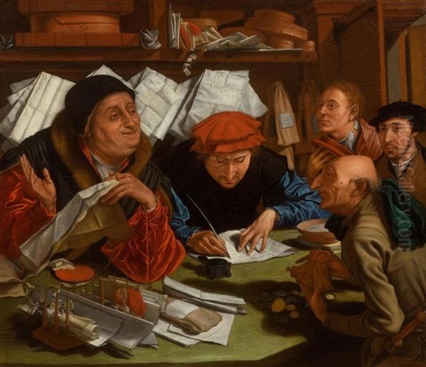 The Notary by Marinus van Reymerswaele