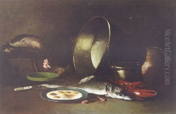 Nature Morte by Theodule Ribot