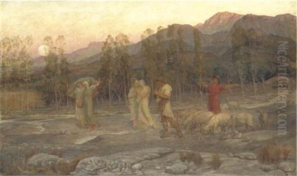 A Pastoral - A Memory Of The Valley Of Sparta by Sir William Blake Richmond