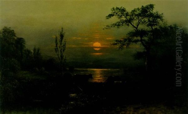 Summer Evening In Long Island by George Riecke