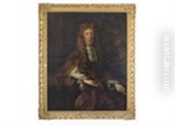 Portraits Of A Lady And Gentleman Of The Pennington Legh Family (a Pair) by John Riley