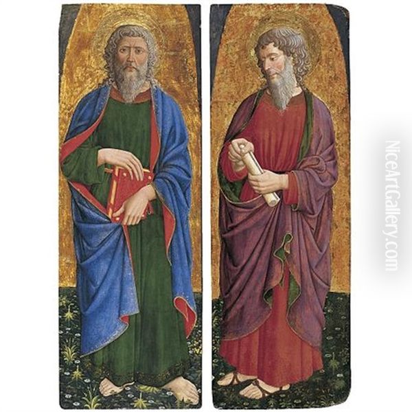 St. Philip (+ St. Paul; Pair) by Giovanni Francesco Da Rimini