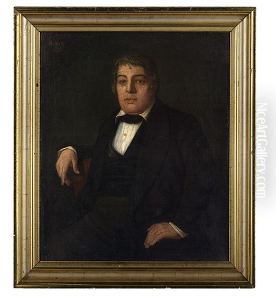 Portrait Of Mr. Mcintosh by Adolf D. Rinck