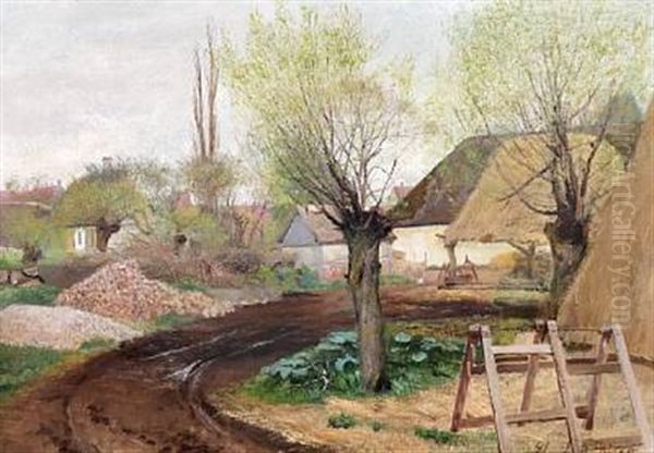 An Old Farm, Early Spring by Laurits Andersen Ring