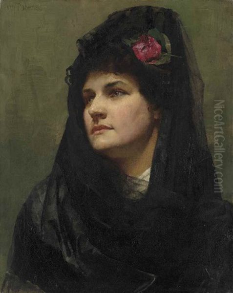 A Spanish Beauty (1883-84) by Thomas William Roberts