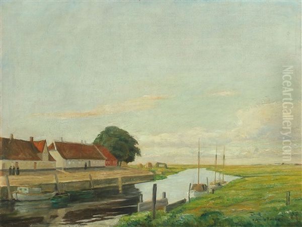 View From Ribe by Johan Rohde