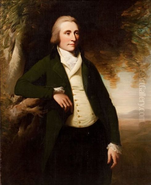 Portrait Of A Man (arthur Young, Secretary Of Agriculture?) by George Romney