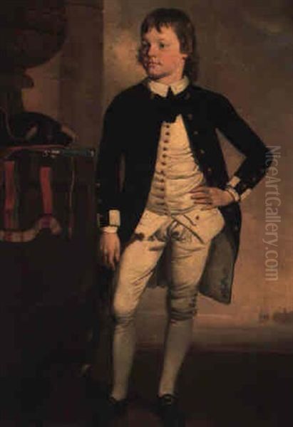 Portrait Of Master Broughton by George Romney