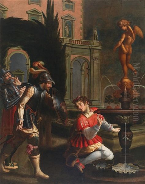 Rinaldo And The Mirror-shield by Matteo Rosselli