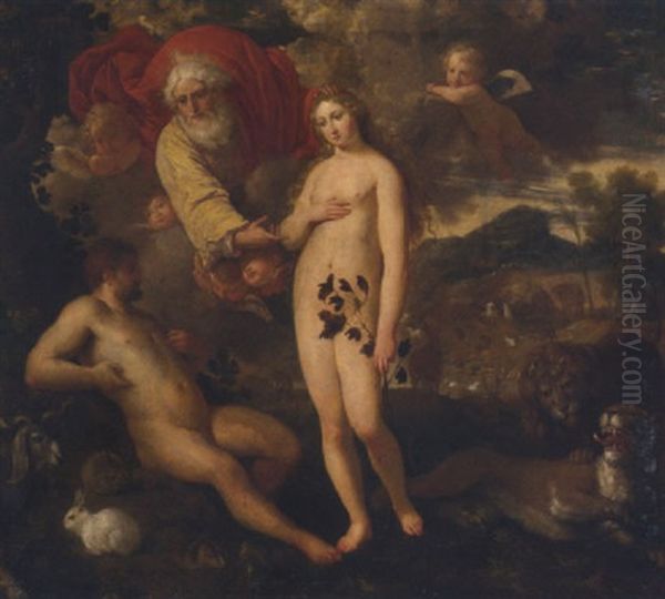 The Garden Of Eden by Hans Rottenhammer the Elder