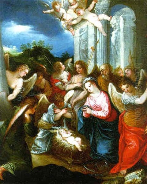 The Nativity by Hans Rottenhammer the Elder