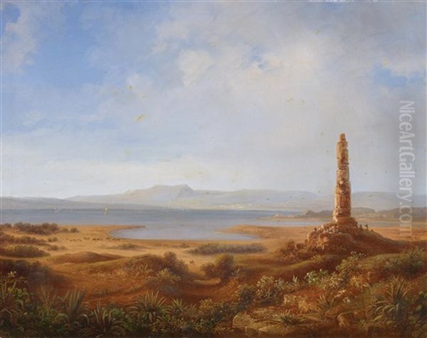 Weite Griechische Kustenlandschaft by Carl Rottmann