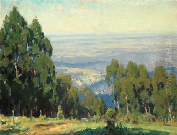 View Across The Valley by William Nicholas Rowell