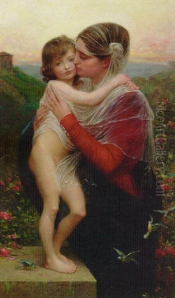 A Mother And A Child by Lionel Noel Royer