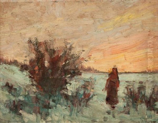 Coucher De Soleil by Arthur Dominique Rozaire