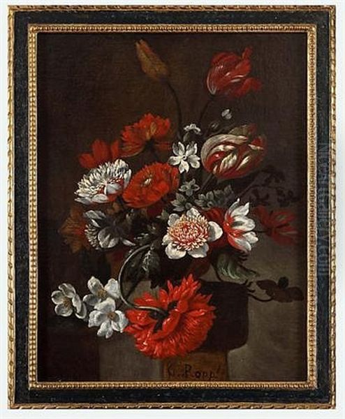 Vase With Flowers by Giuseppe Ruoppolo