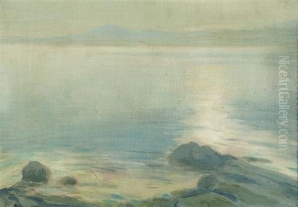 Misty Sunshine, Dublin Bay, 1905 by George Russell