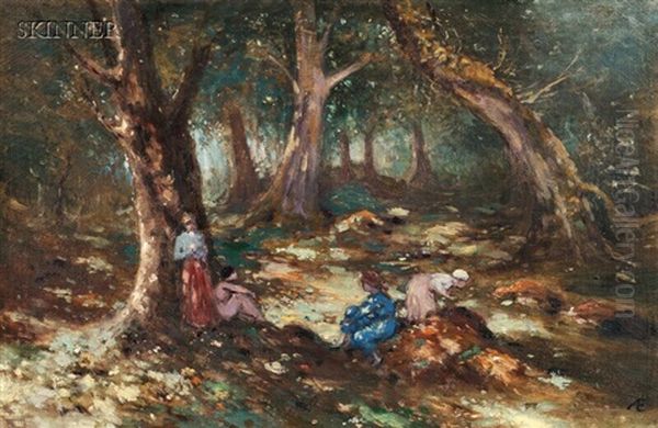 Woods At Raheen by George Russell