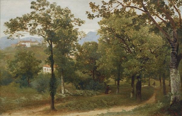 Italian Landscape by Johann Valentin Ruths