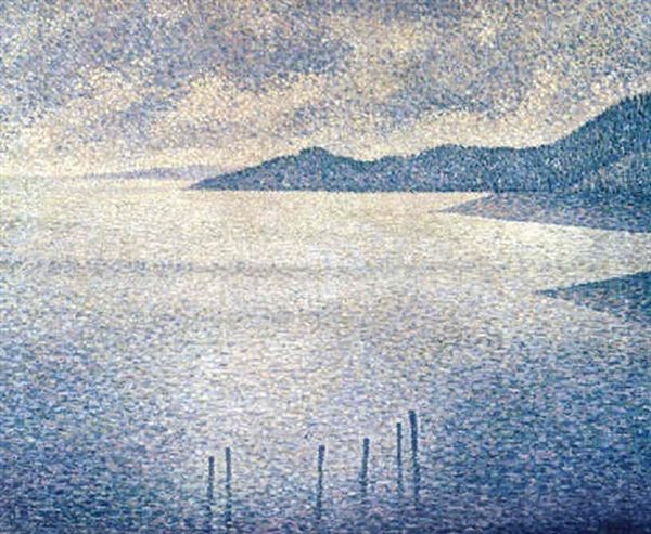 Coastal Scene by Theo van Rysselberghe