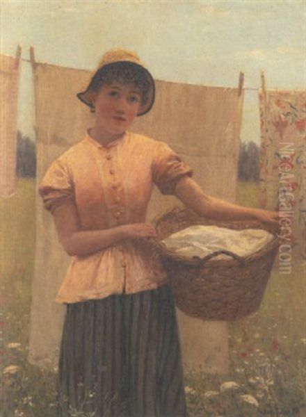 The Little Laundress by Walter Dendy Sadler