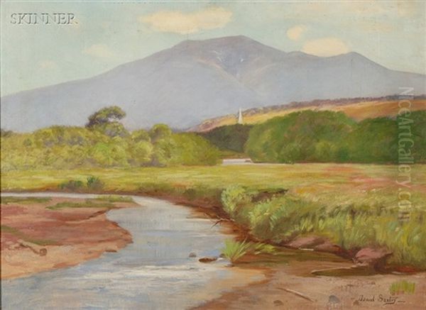 River View With Distant Hills by Daniel Santry