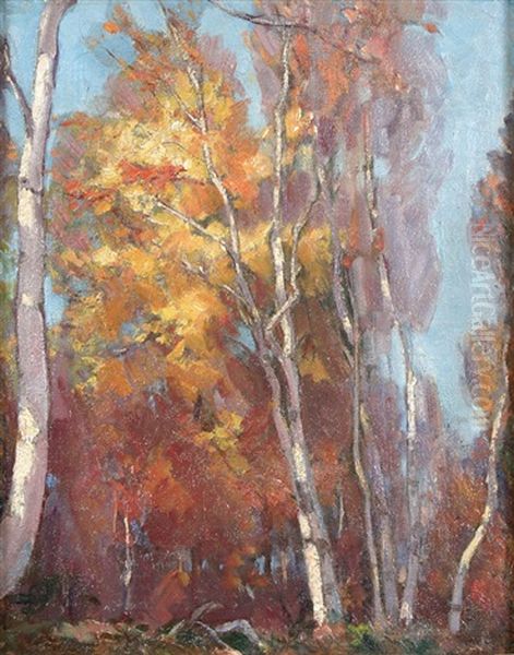 Autumn Birches by Paul Turner Sargent