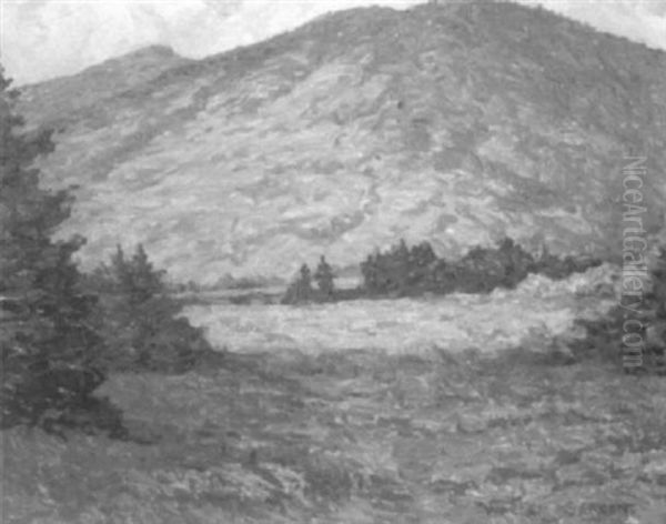 A Northern Landscape With Mountain by Walter Sargent