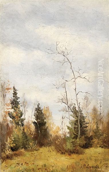 Fall Landscape by Aleksei Kondratevich Savrasov