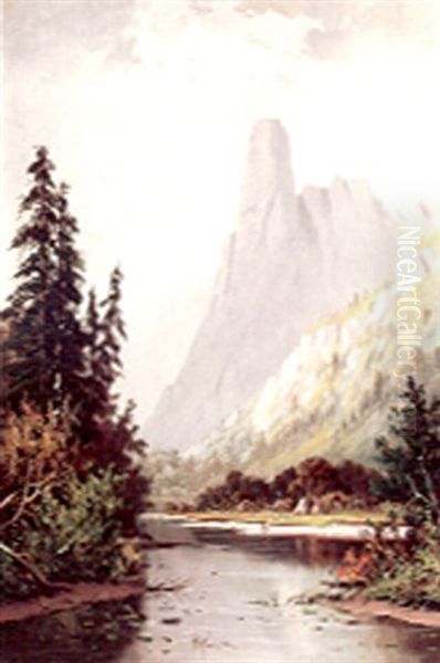 The Sentinel, Yosemite Valley by Frederick Ferdinand Schafer