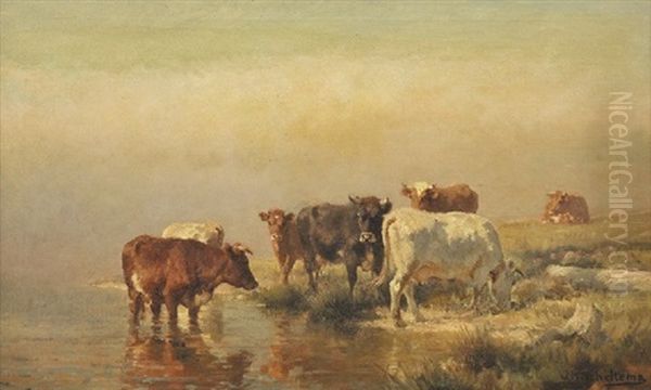 Watering Cattle by Jan Hendrik Scheltema