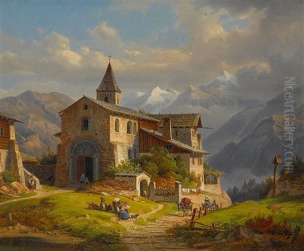 St. Johann In Taufers Im Munstertal by Wilhelm Scheuchzer