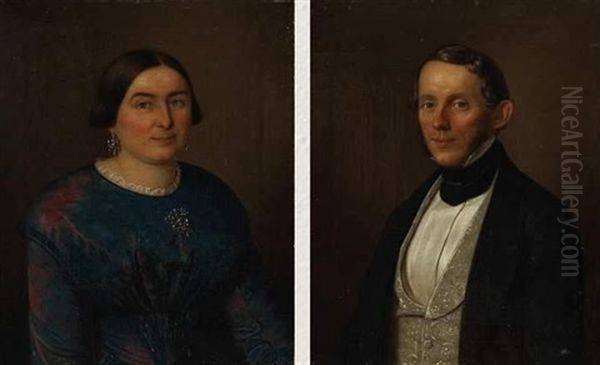 Georg Fortschund (+ Marianne Seyfferth Aus Schweinfurt; Pair) by Eduard Schmidt