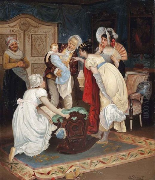 Admiring The Baby by Henry Schmidt