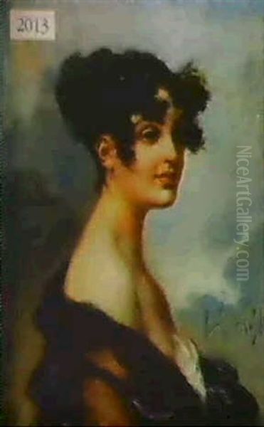 Young Woman by Leopold Schmutzler