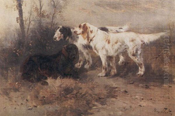 Setters In A Landscape by Henry Schouten