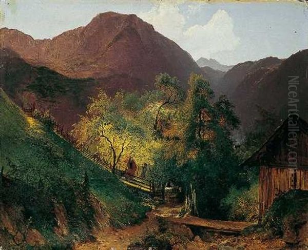 Hochgebirgslandschaft by Josef Schwemminger