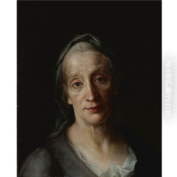 Portrait Of A Woman by Christian Seybold