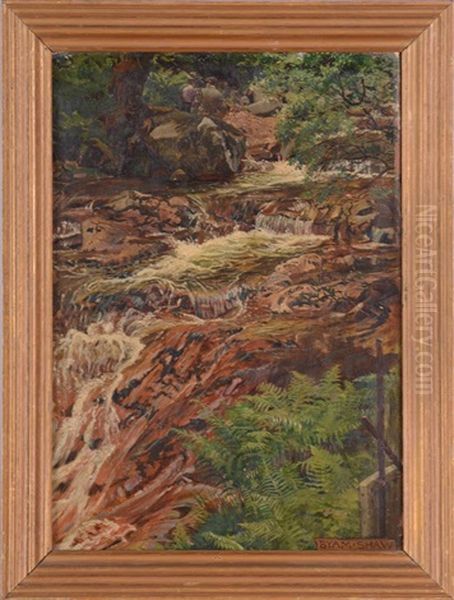 Romance By Cascading Falls by John Byam Shaw