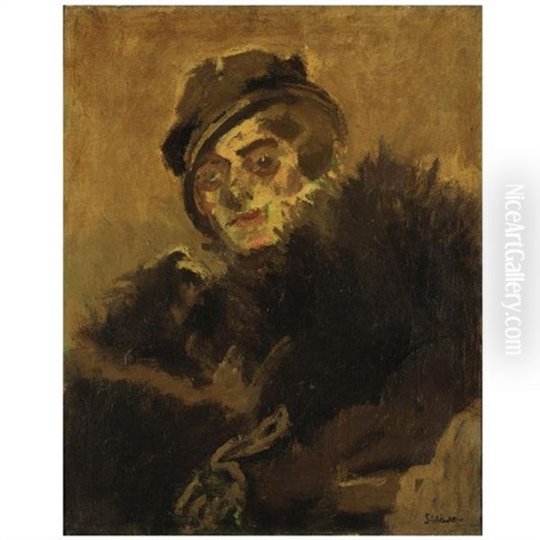 The Fur Boa: Marie by Walter Sickert