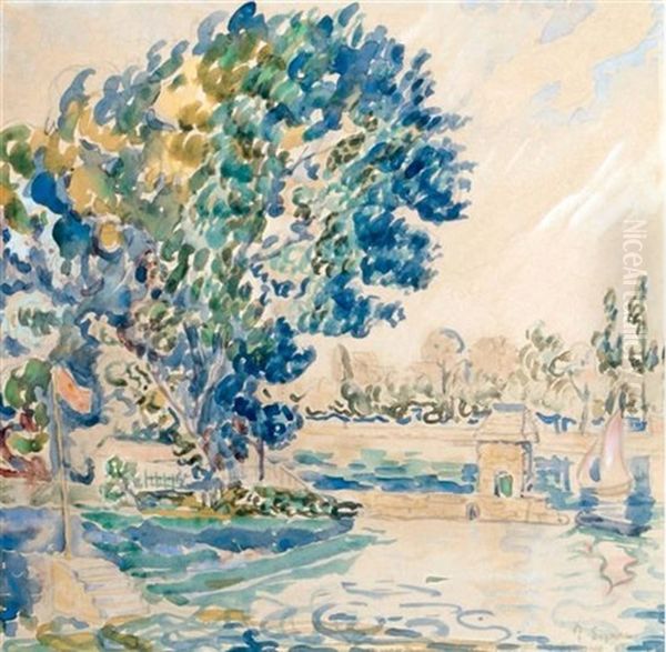 Banks Of Seine by Paul Signac