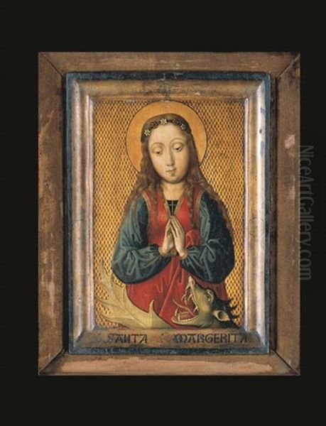 Saint Margaret Of Antioch by Michiel Sittow