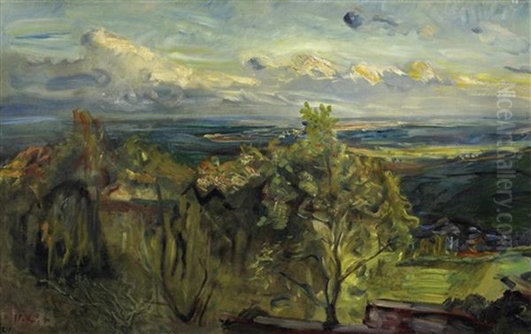 View From Neukastel To Southeast by Max Slevogt