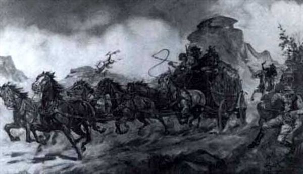 Stagecoach And Bandits by Jerome Howard Smith