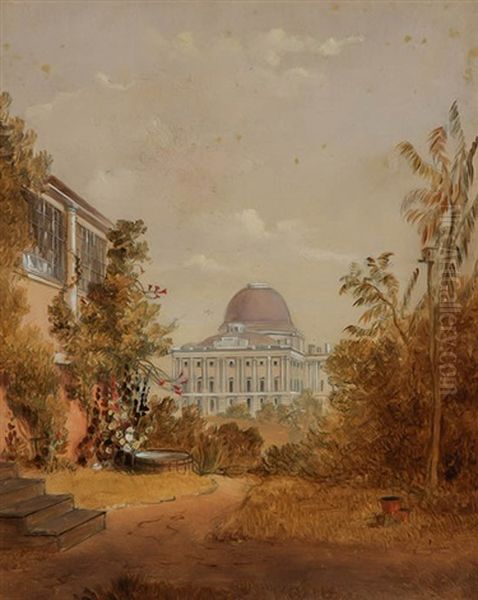 The Capitol From Mr. Elliott's Garden by Russell Smith